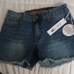 Joe's Jeans Blue Distressed Denim Shorts